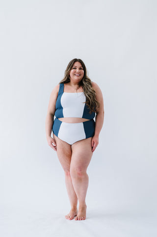 Island Colorblock Top | Deep Blue