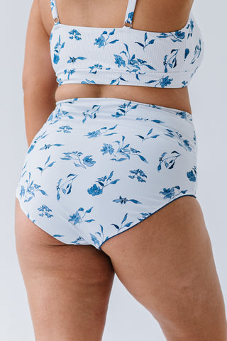 Leisure Reversible Bottom | Ocean Blue Floral