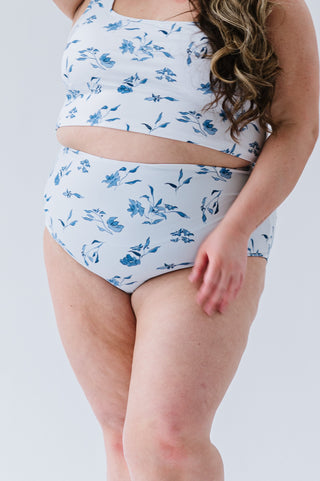 Leisure Reversible Bottom | Ocean Blue Floral
