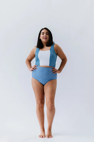 Island Colorblock Top | Surface Blue | Final Sale