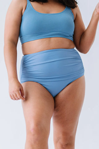 High Rise Barefoot Bottom | Surface Blue | Final Sale