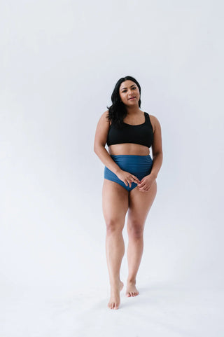 Seashell Top | Black | Final Sale