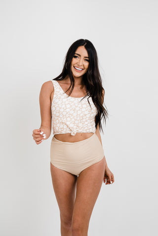 Traveler Top | Tan Floral | Final Sale