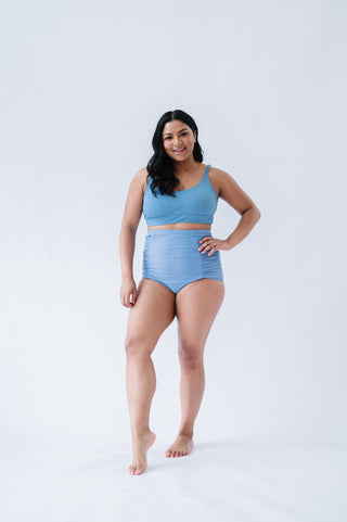 Salty Air Top | Surface Blue