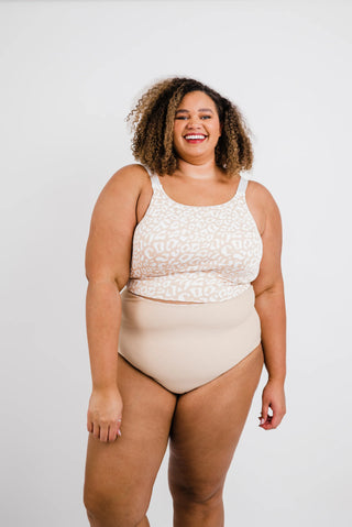 Adventurer Top | Tan Leopard Print