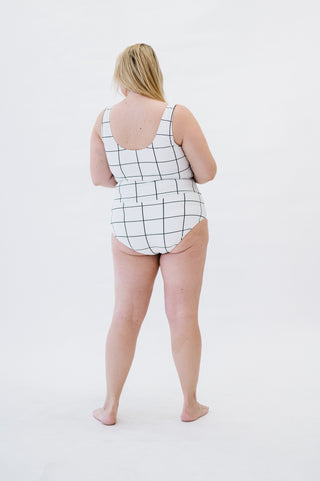 Vacationer Bottom | White Windowpane