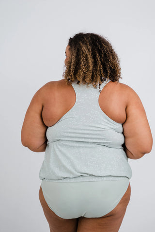 The Chase Top | Sage Leaf Print