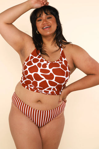 The Racha Top | Giraffe Print | Final Sale