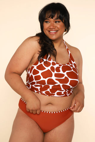The Racha Top | Giraffe Print | Final Sale