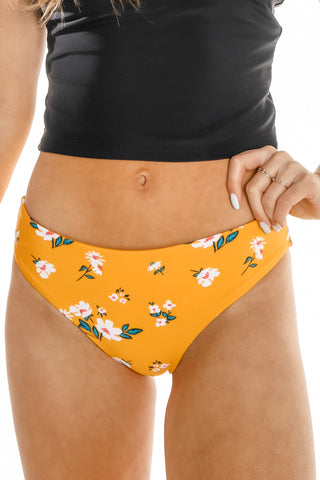 Breeze Reversible Bottoms | Mango/Floral