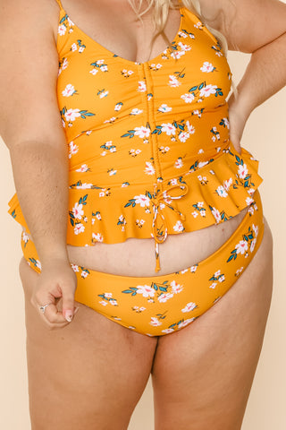 Breeze Reversible Bottoms | Mango/Floral