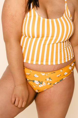 Breeze Reversible Bottoms | Mango/Floral