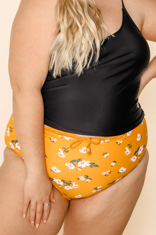 Lush Reversible Bottoms | Mango/Floral