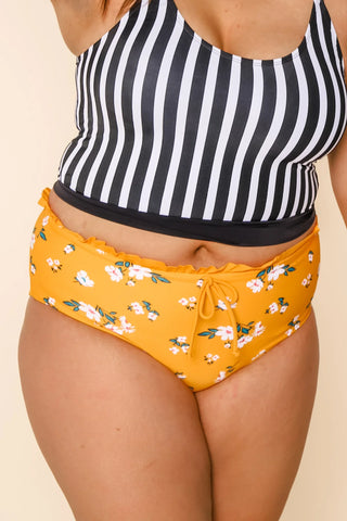 Lush Reversible Bottoms | Mango/Floral