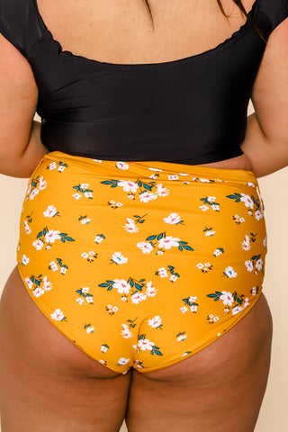 Nori Reversible Bottoms | Mango/Floral