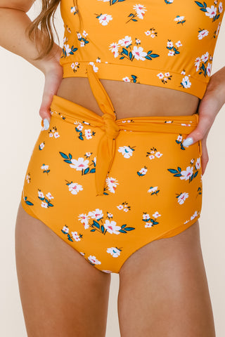 Nori Reversible Bottoms | Mango/Floral