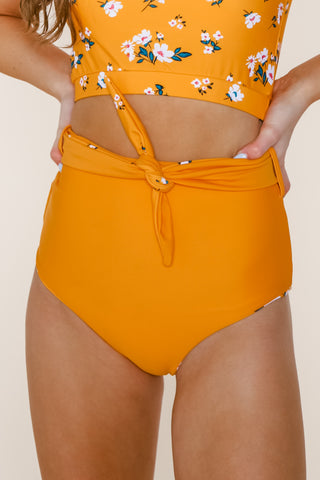 Nori Reversible Bottoms | Mango/Floral