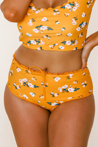 Lush Reversible Bottoms | Mango/Floral