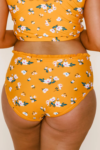 Lush Reversible Bottoms | Mango/Floral