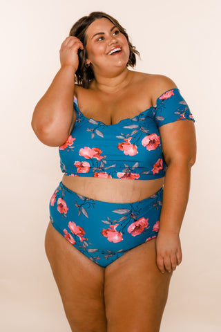 Mo'orea Top | Blue Floral