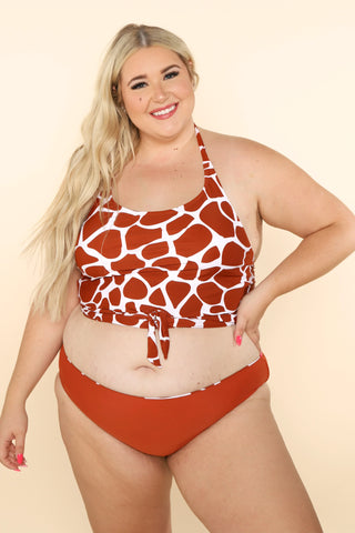 The Racha Top | Giraffe Print | Final Sale