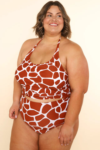 The Racha Top | Giraffe Print | Final Sale