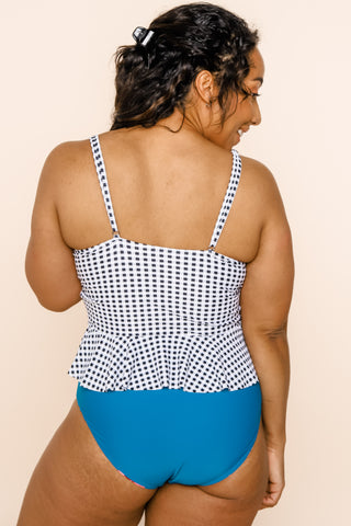 Phi Phi Top | Black & White Gingham | Final Sale